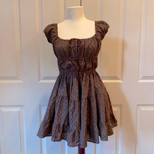 NWT! Short Sleeve / Off Shoulder Tiered Mini Dress